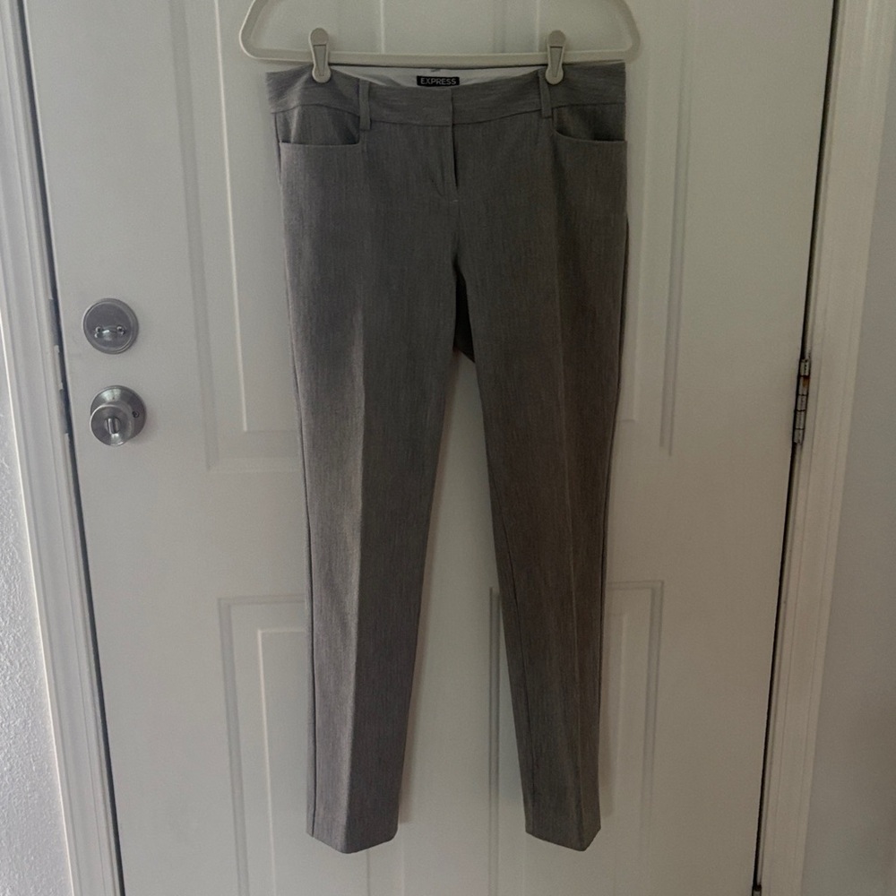 Express Gray Women's Trousers